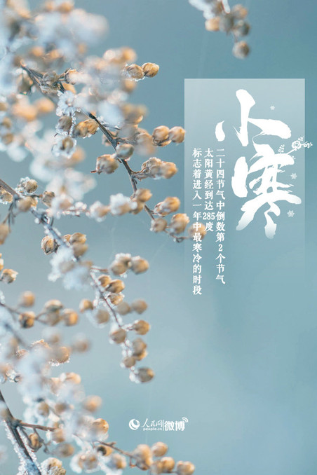 今日，小寒！