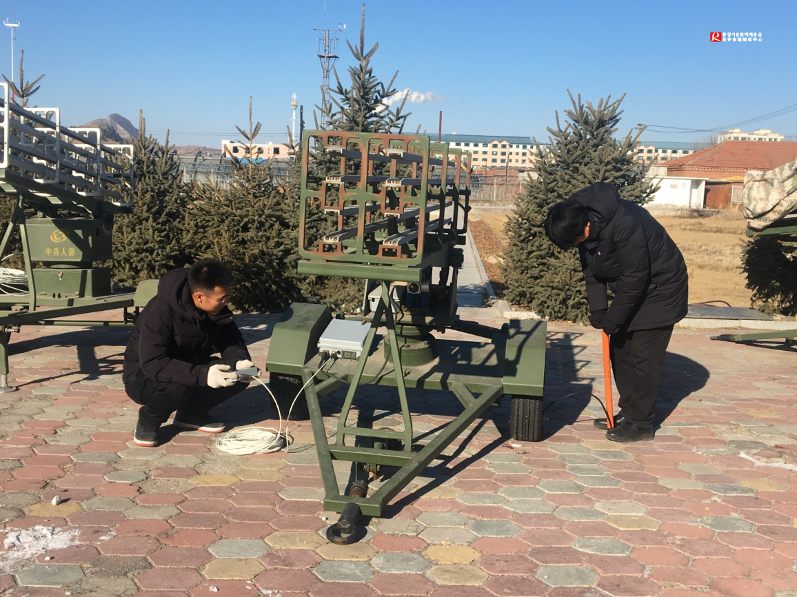 【部门动态】龙井市气象局开展今年首场人工增雪作业