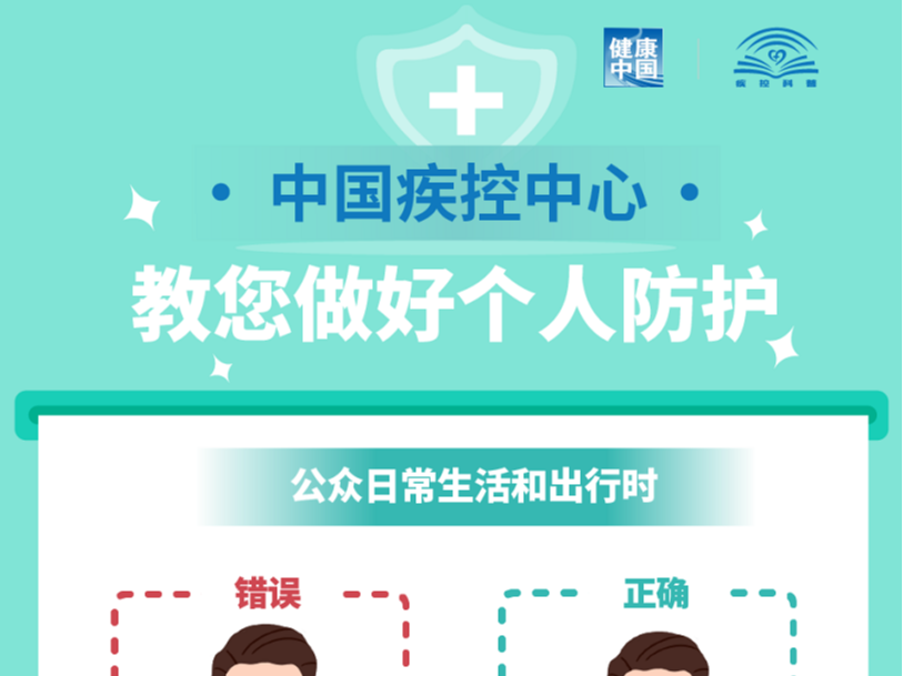 中国疾控中心教您做好个人防护