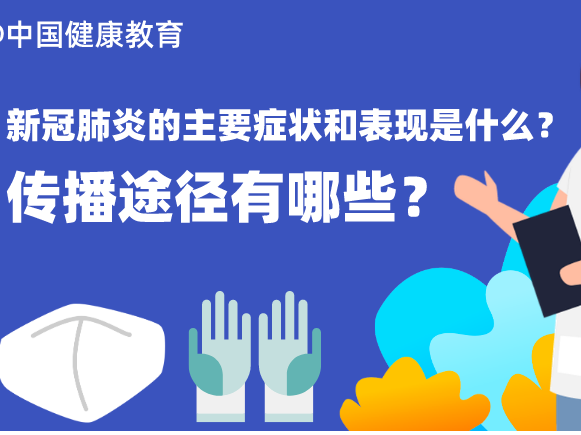 新冠肺炎的主要症状和表现是什么？传播途径有哪些？