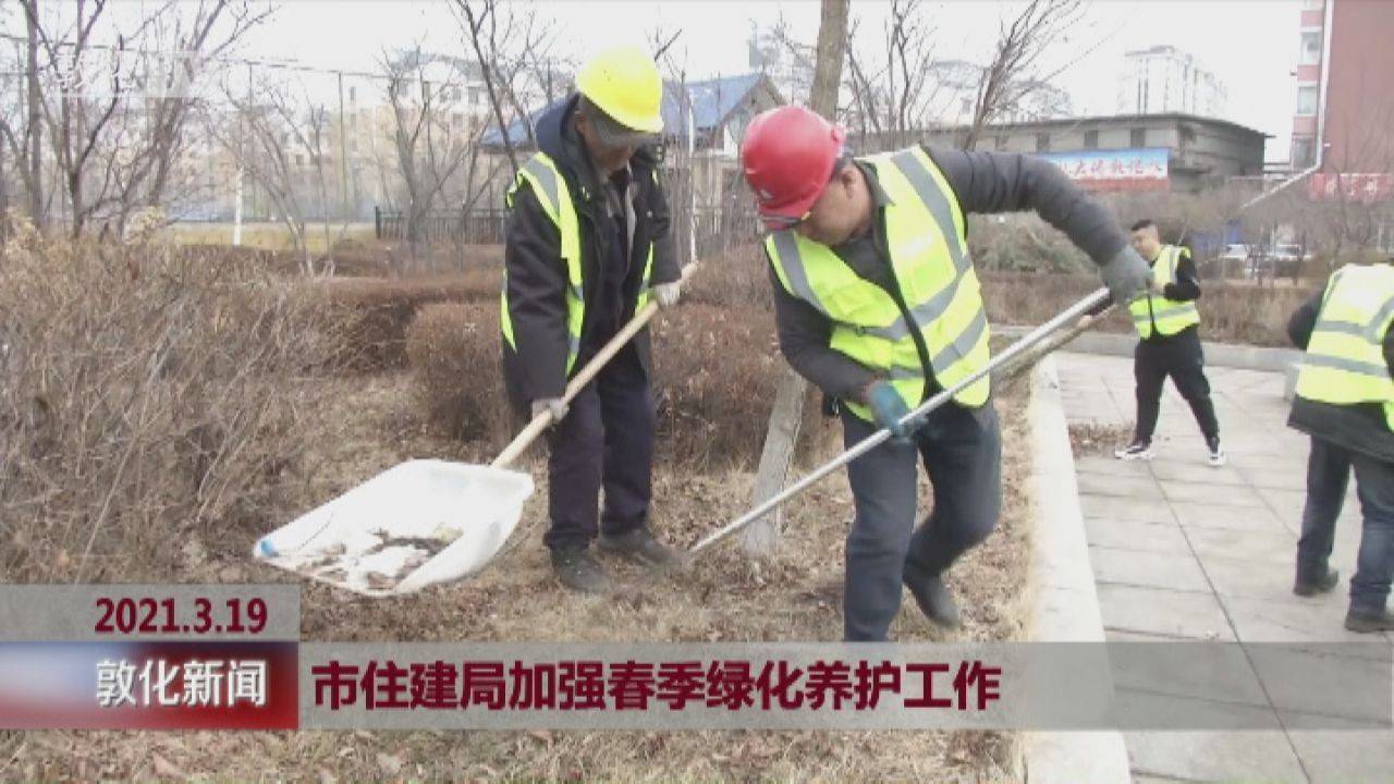 市住建局加强春季绿化养护工作