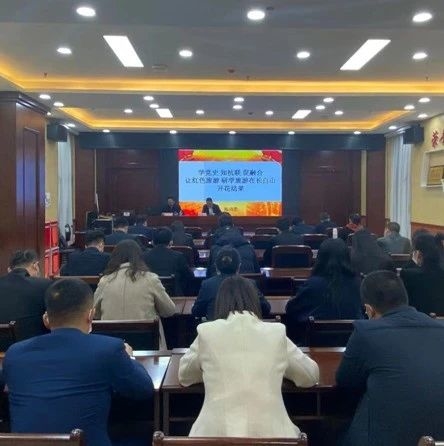 管委会旅游文体局党支部开展党史学习教育专题党课