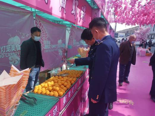 敦化市市场监管局多措并举保障美食集市食品安全