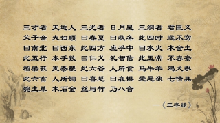 品读《三字经》