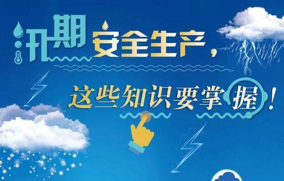 应急科普 | 汛期安全生产，这些知识要掌握！