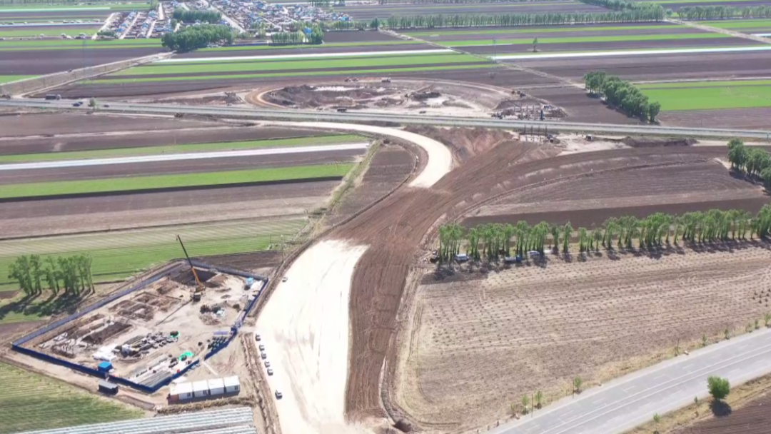 【推进“一主六双” 加快项目建设】珲乌高速公路大安南互通项目预计年内交工