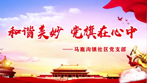 边城长白——和谐美妙 党旗在心中（马鹿沟镇社区党支部）