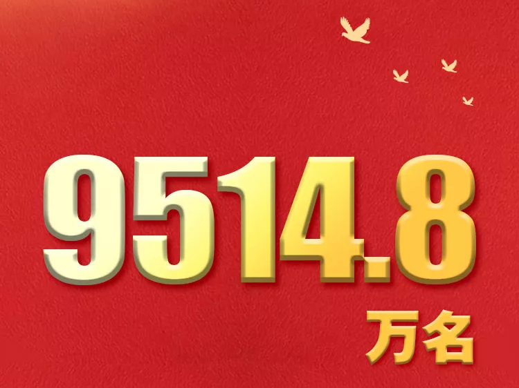 9514.8万名！