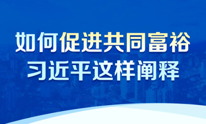 时习之 如何促进共同富裕，习近平这样阐释