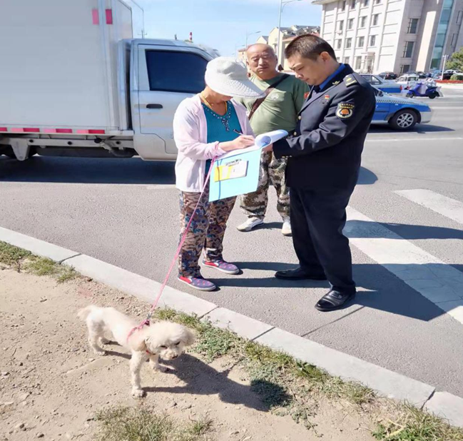 龙井市城管大队多措并举强化犬只管理工作