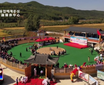【龙井新闻】第九届 “朱德海杯” 民族式摔跤比赛在智新镇胜地村举行