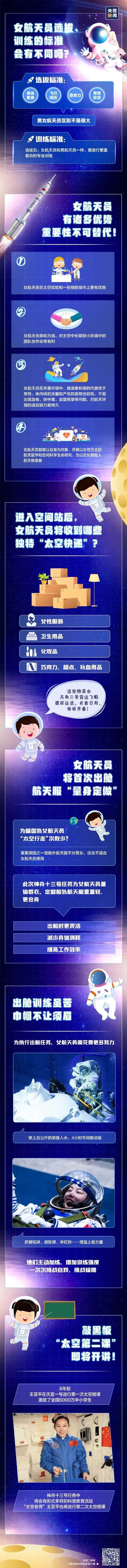 女航天员上太空有啥不一样？这些优势不可替代