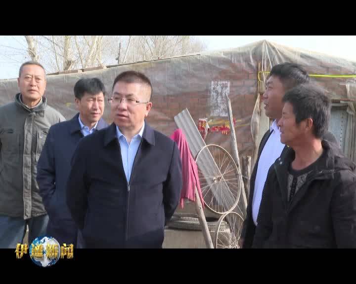 副市长王有利来我县调研当前重点工作