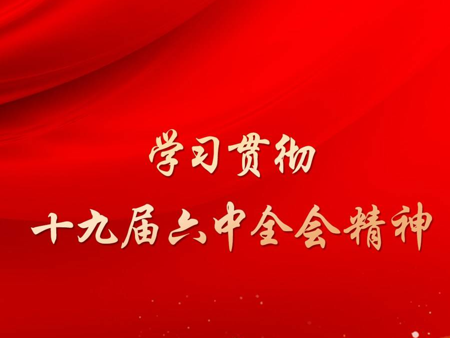 贯彻落实党的十九届六中全会精神