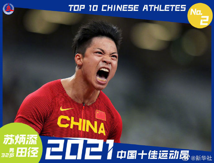 致敬，2021中国十佳运动员！