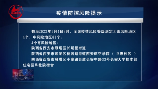 2022.1.4 疫情防控风险提示