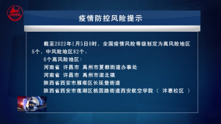 2022.1.5 疫情防控风险提示