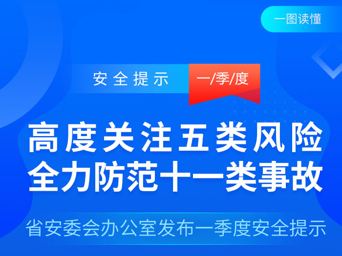 一图读懂｜吉林省安委办发布一季度安全提示