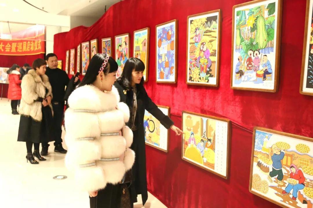 “东元杯”农民画巡展在公主岭市启动