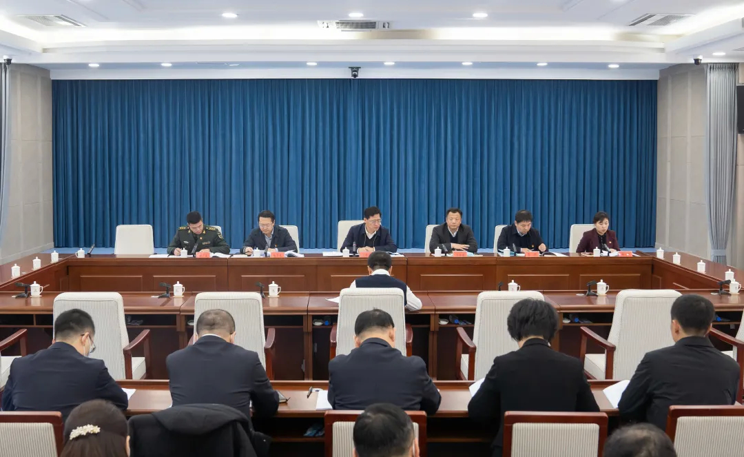前郭县委召开2021年度各级党组织书记述责述廉评议会议