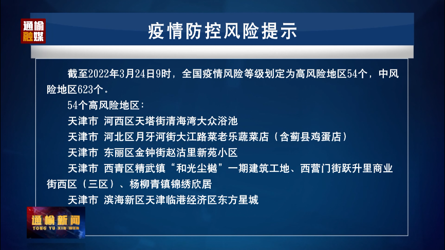 3.24 疫情防控风险提示
