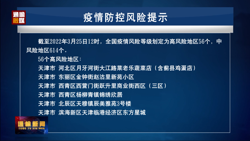 3.25 疫情防控风险提示