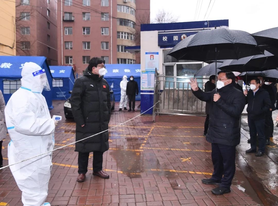 韩俊在吉林市检查生活物资保供工作时强调 畅通渠道调动一切资源 全力以赴做好群众生活物资保障