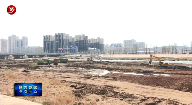 布尔哈通河城区段水利综合治理工程预计8月底前完成主体工程建设