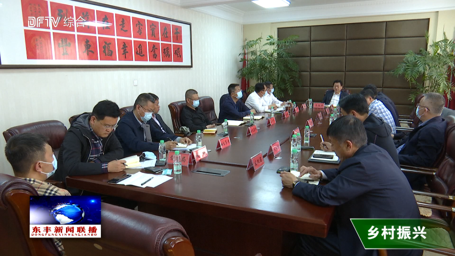 东丰县召开全省乡村振兴现场会筹备进展情况汇报会