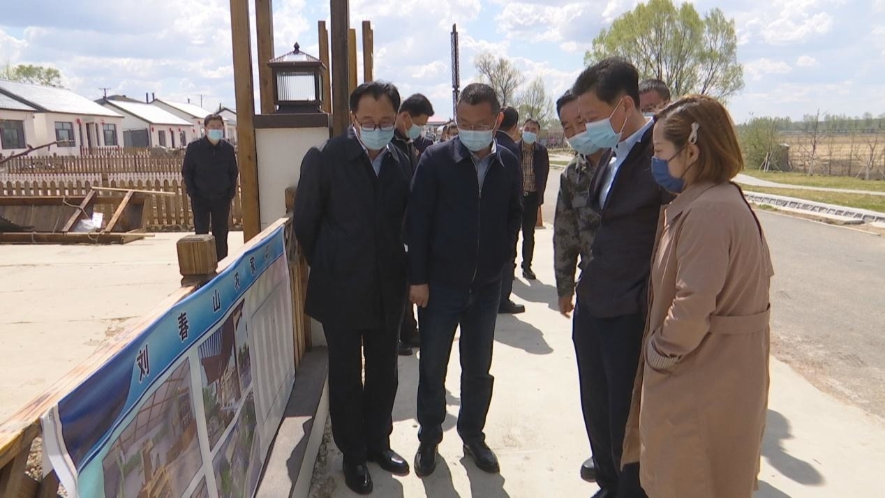 县委书记曾海洋调研全省乡村振兴现场会观摩点建设情况