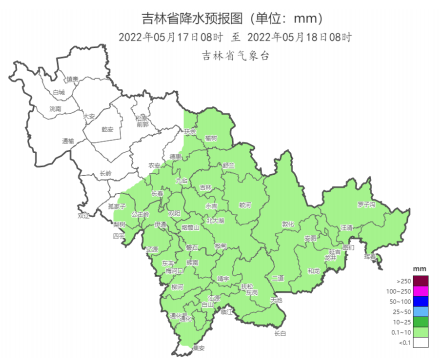 吉林省气象台发布天气预警！这些地方有雷电