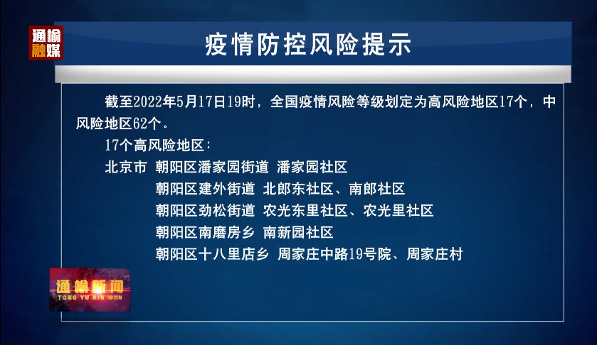 5.18 疫情防控风险提示