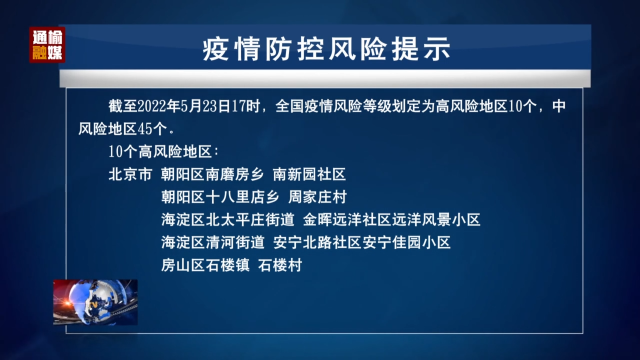 5.24 疫情防控风险提示