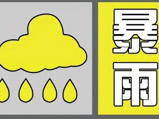 松原市气象台06月24日11时43分发布暴雨黄色预警信号