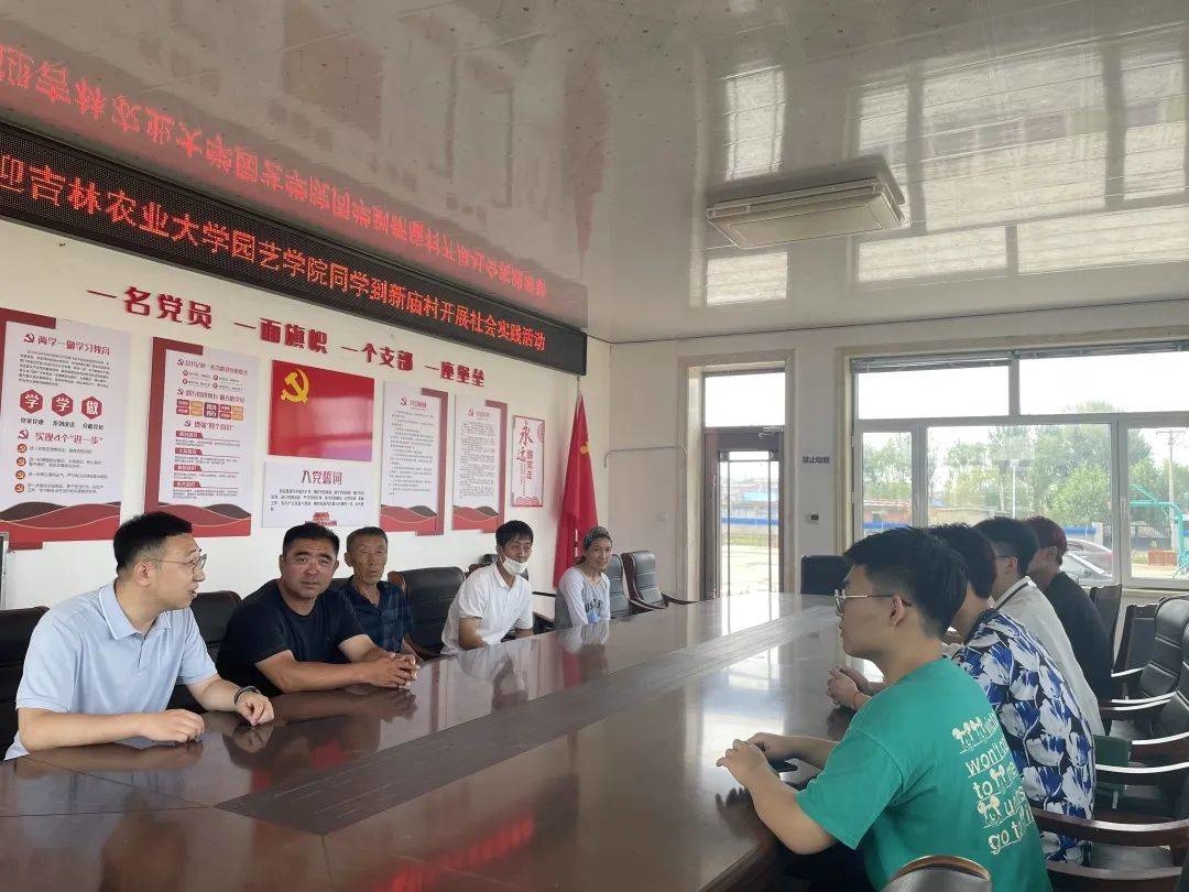 吉林农业大学园艺学院学子来前郭县开展乡村振兴社会实践活动