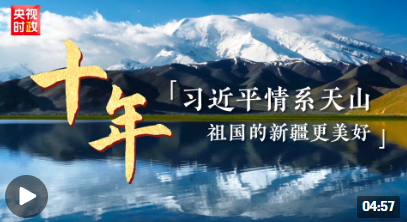 时政微纪录丨十年——习近平情系天山 祖国的新疆更美好