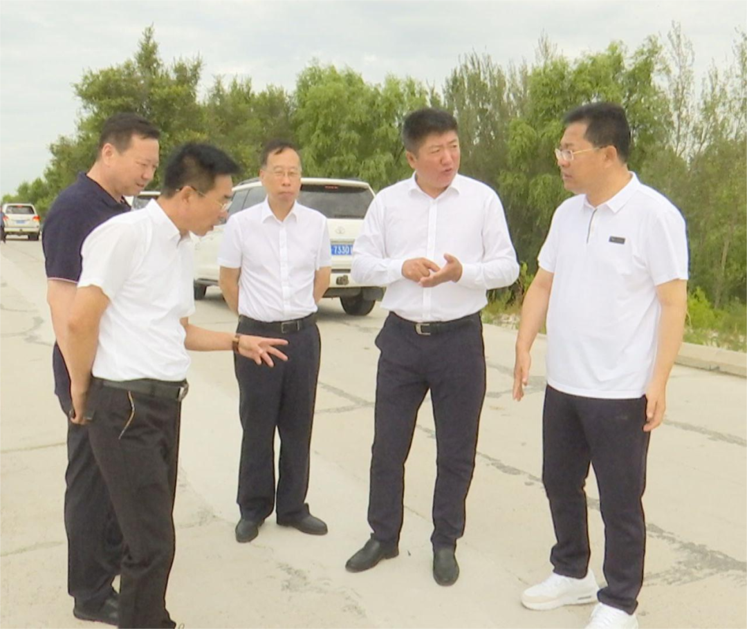 杨大勇到我市调研生态环保督察问题整改暨巡河防汛工作