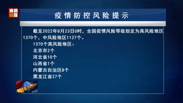 8.23 疫情防控风险提示