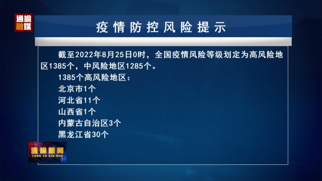 8.25 疫情防控风险提示