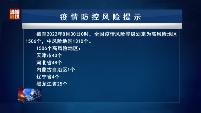 8.30 疫情防控风险提示