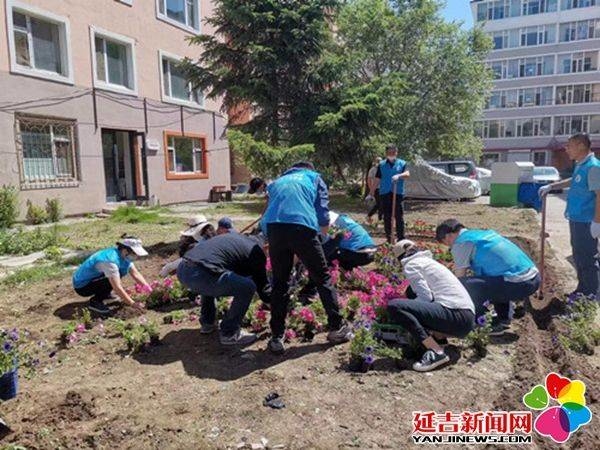 【延吉新时代文明实践】携手种花植绿 共建绿色家园