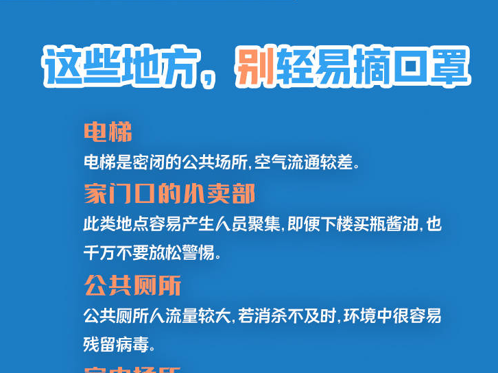 疫情防控人人有责 天天战“疫”一张图 丨这些地方，别轻易摘口罩