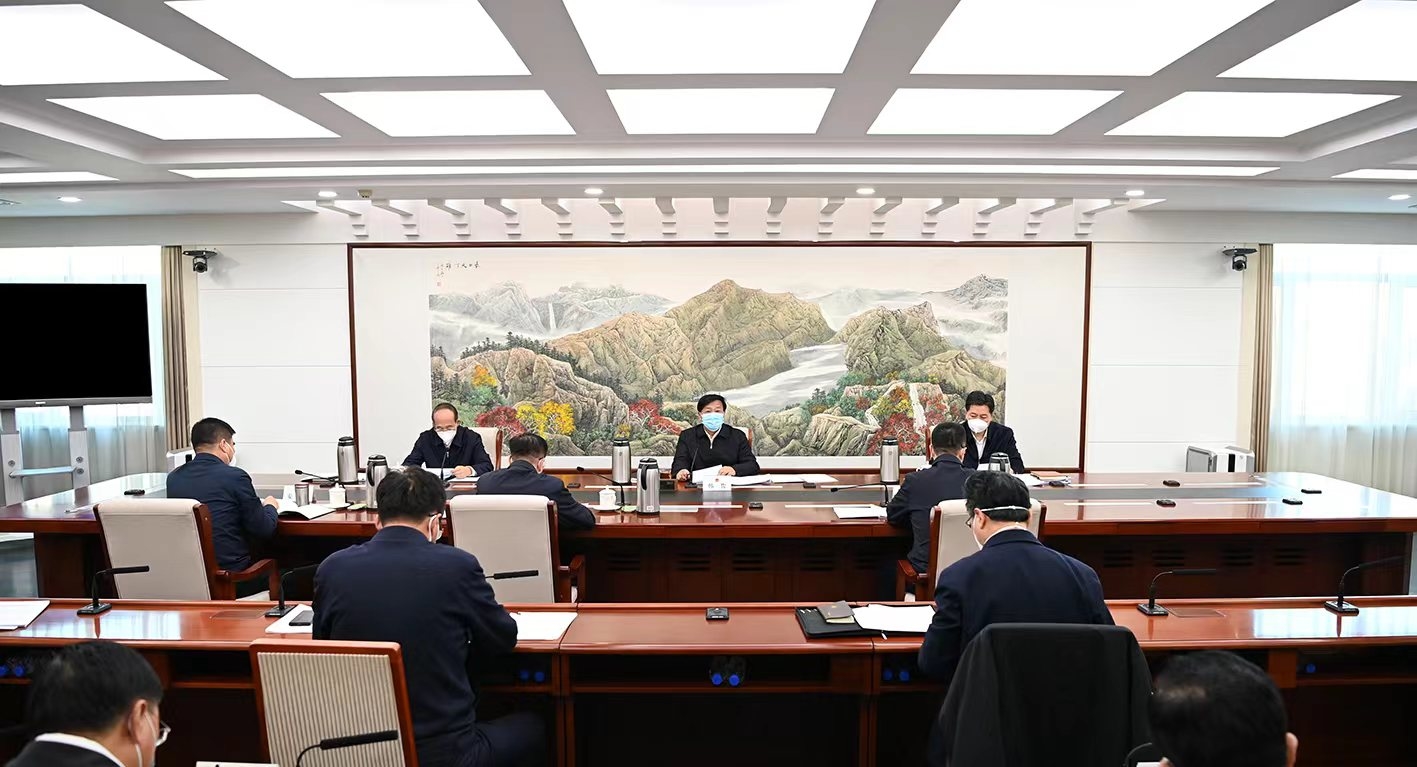 省政府召开党组（扩大）会议、常务会议 韩俊主持