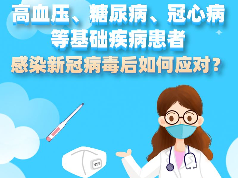 防疫科普丨高血压、糖尿病、冠心病等基础疾病患者感染新冠病毒后如何应对？