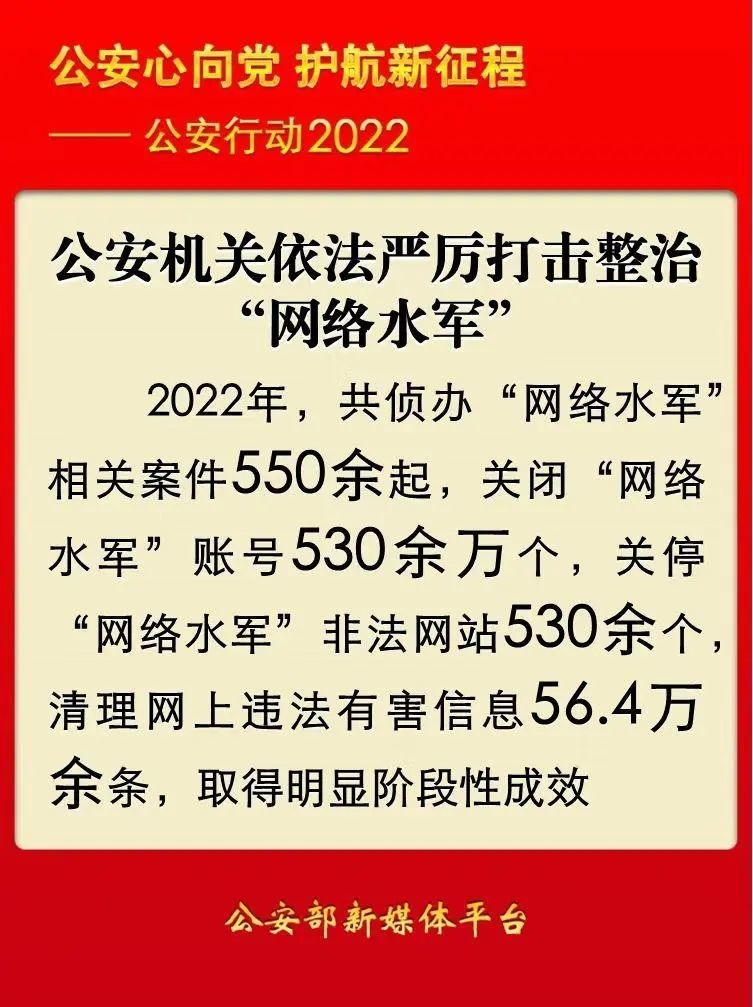 公安机关依法严厉打击整治“网络水军”