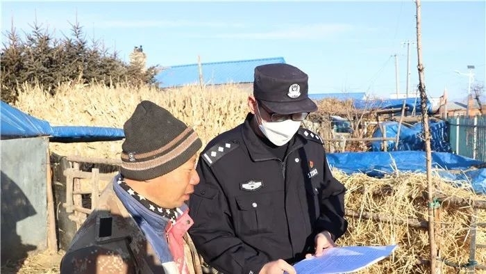 珲春边境管理大队哈达门边境派出所开展倡导文明祭祀宣传活动
