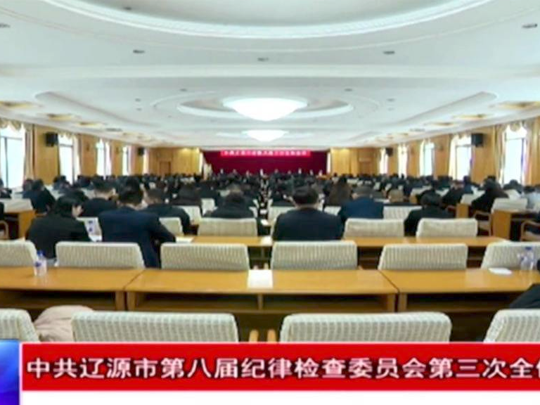 中共辽源市第八届纪律检查委员会第三次全体会议公报