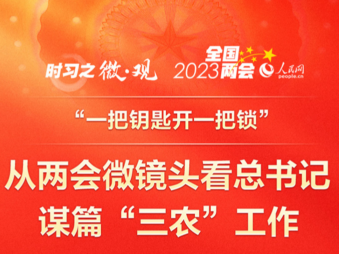 时习之｜微·观
“一把钥匙开一把锁”
从两会微镜头看总书记谋篇“三农”工作