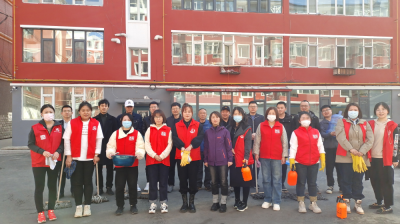 敦化市委宣传部开展卫生清扫志愿服务活动