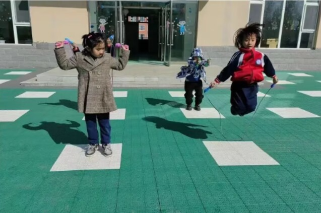 “绳”彩飞扬，快乐童年——大安市烧锅镇乡中心幼儿园跳绳比赛